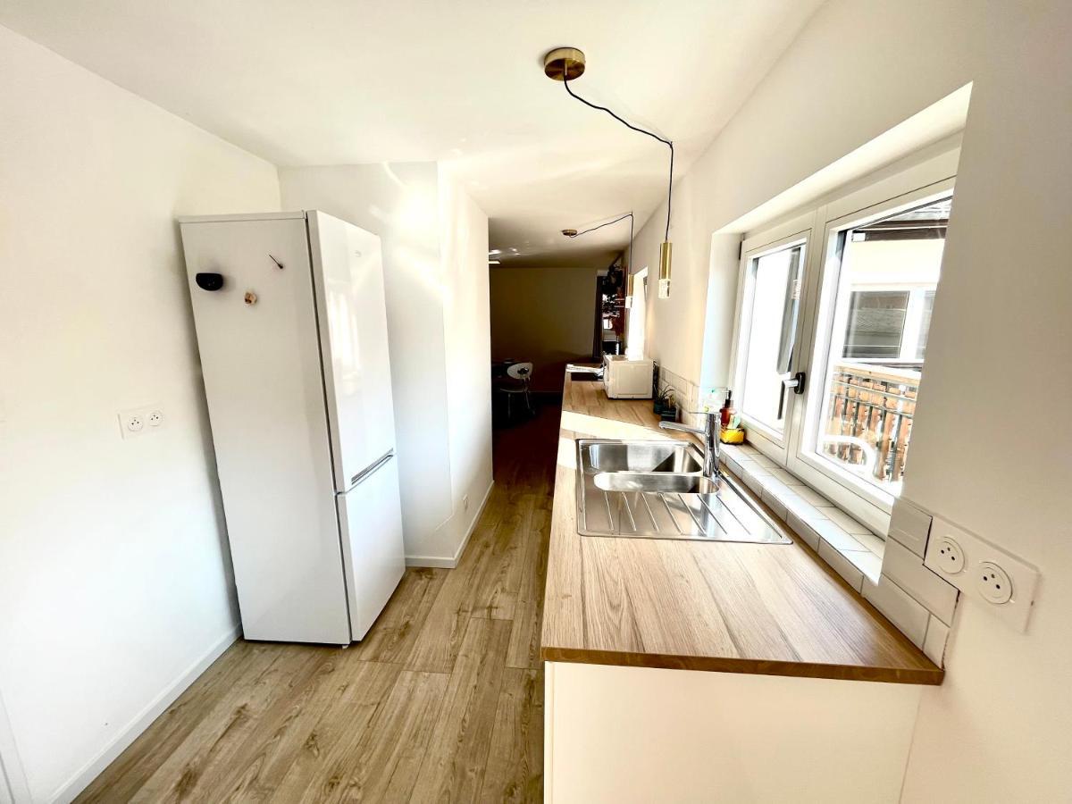 Au nid de cigognes à Ribeauville avec garage et terrasse Exterior foto