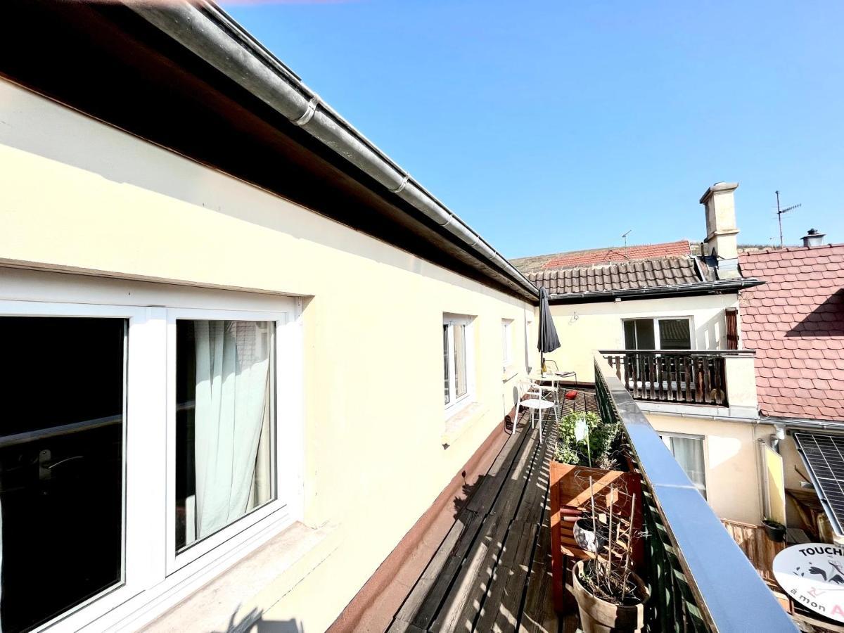 Au nid de cigognes à Ribeauville avec garage et terrasse Exterior foto